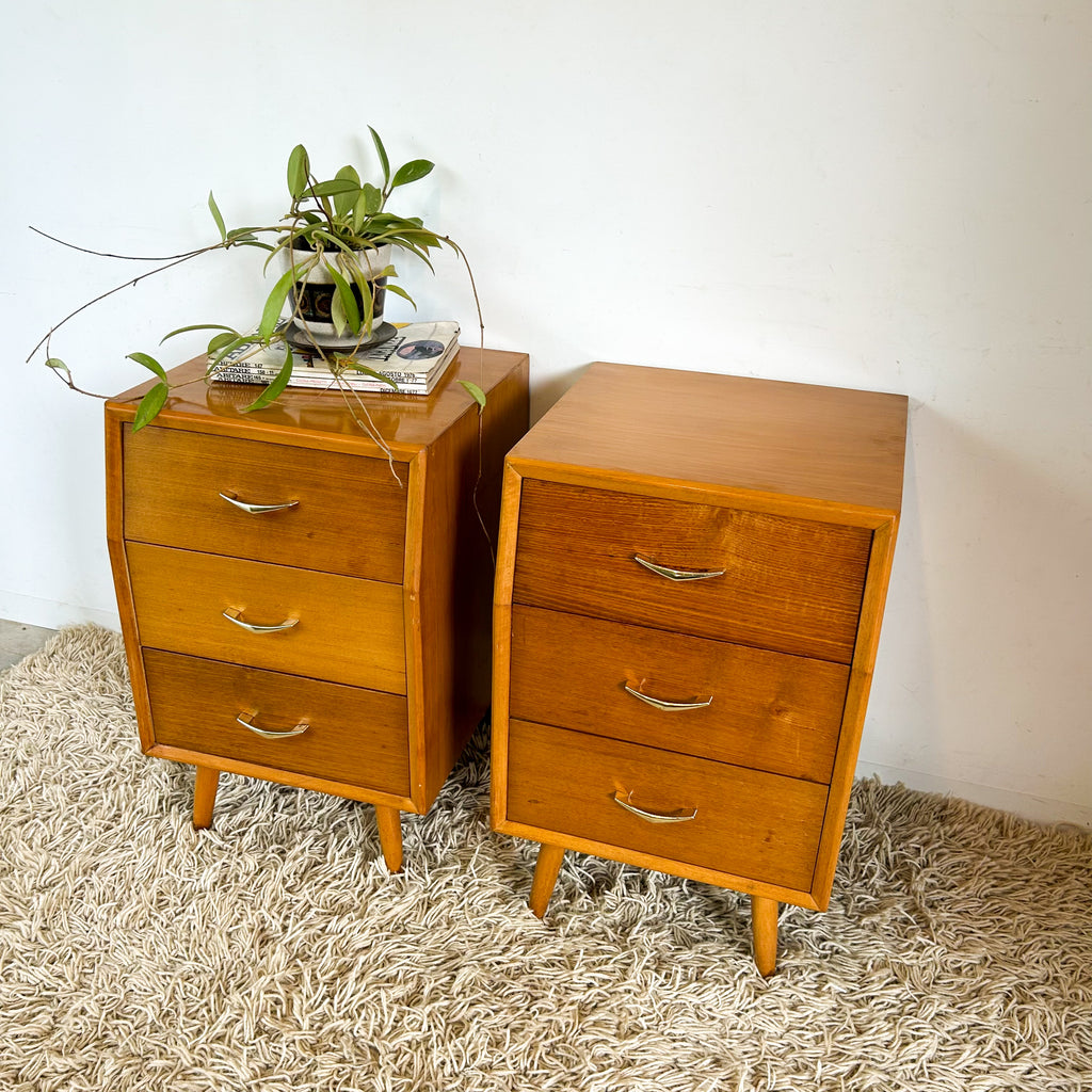 MENTONE BEDSIDE DRAWERS - HEY JUDE WORKSHOP • Vintage furniture & objects Melbourne