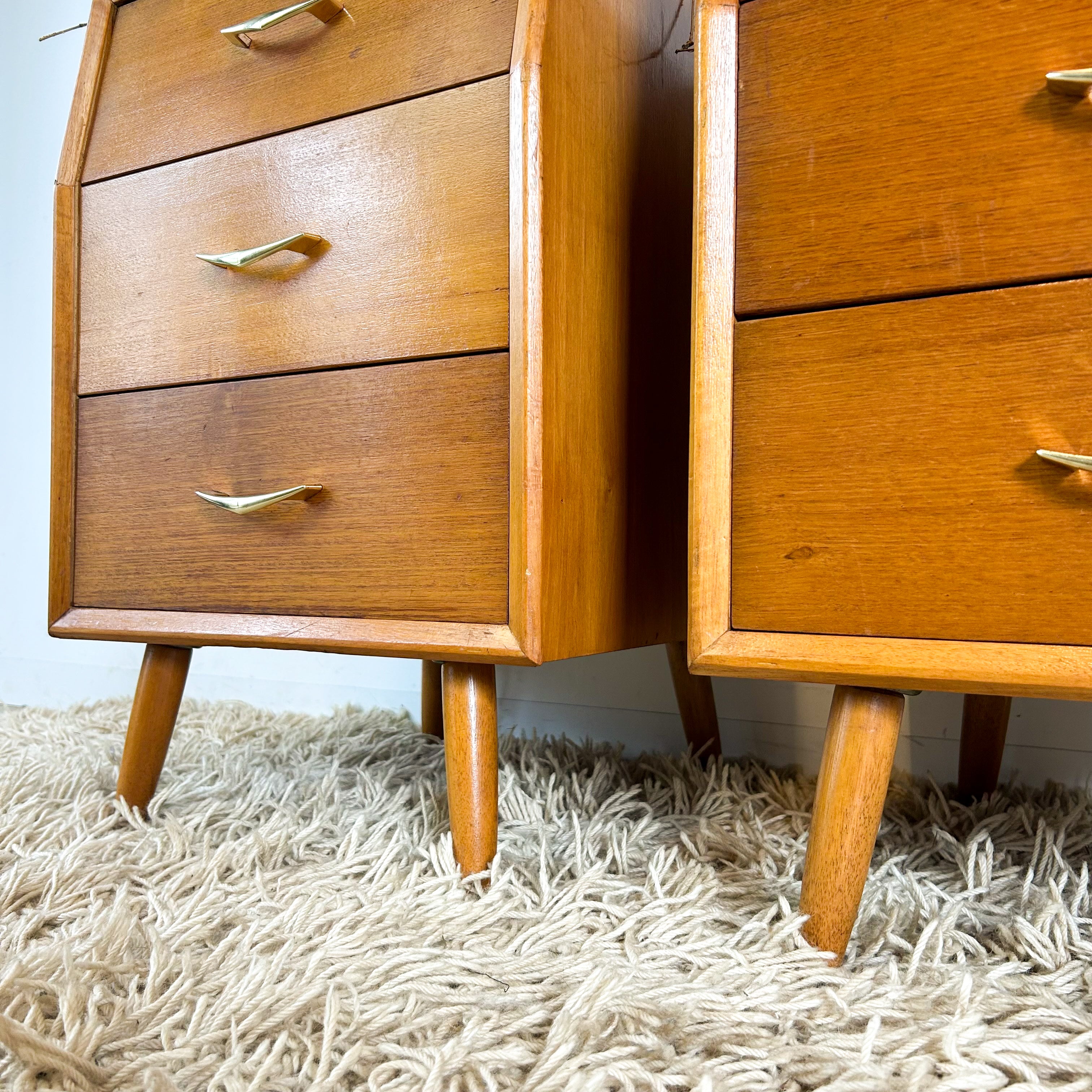 MENTONE BEDSIDE DRAWERS - HEY JUDE WORKSHOP • Vintage furniture & objects Melbourne