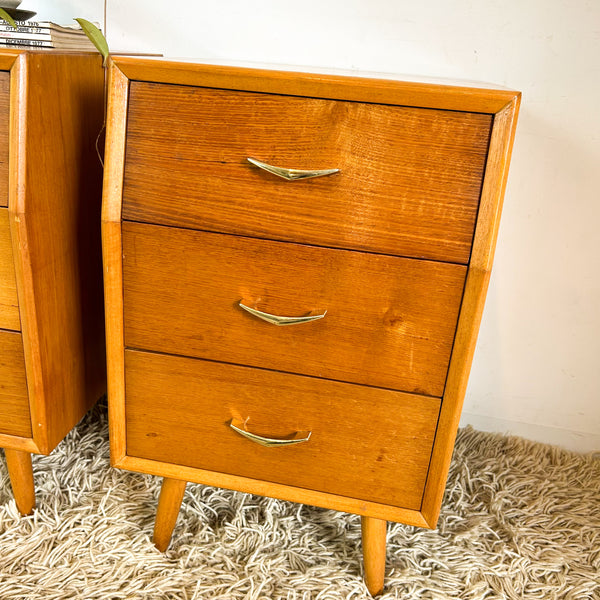 MENTONE BEDSIDE DRAWERS - HEY JUDE WORKSHOP • Vintage furniture & objects Melbourne