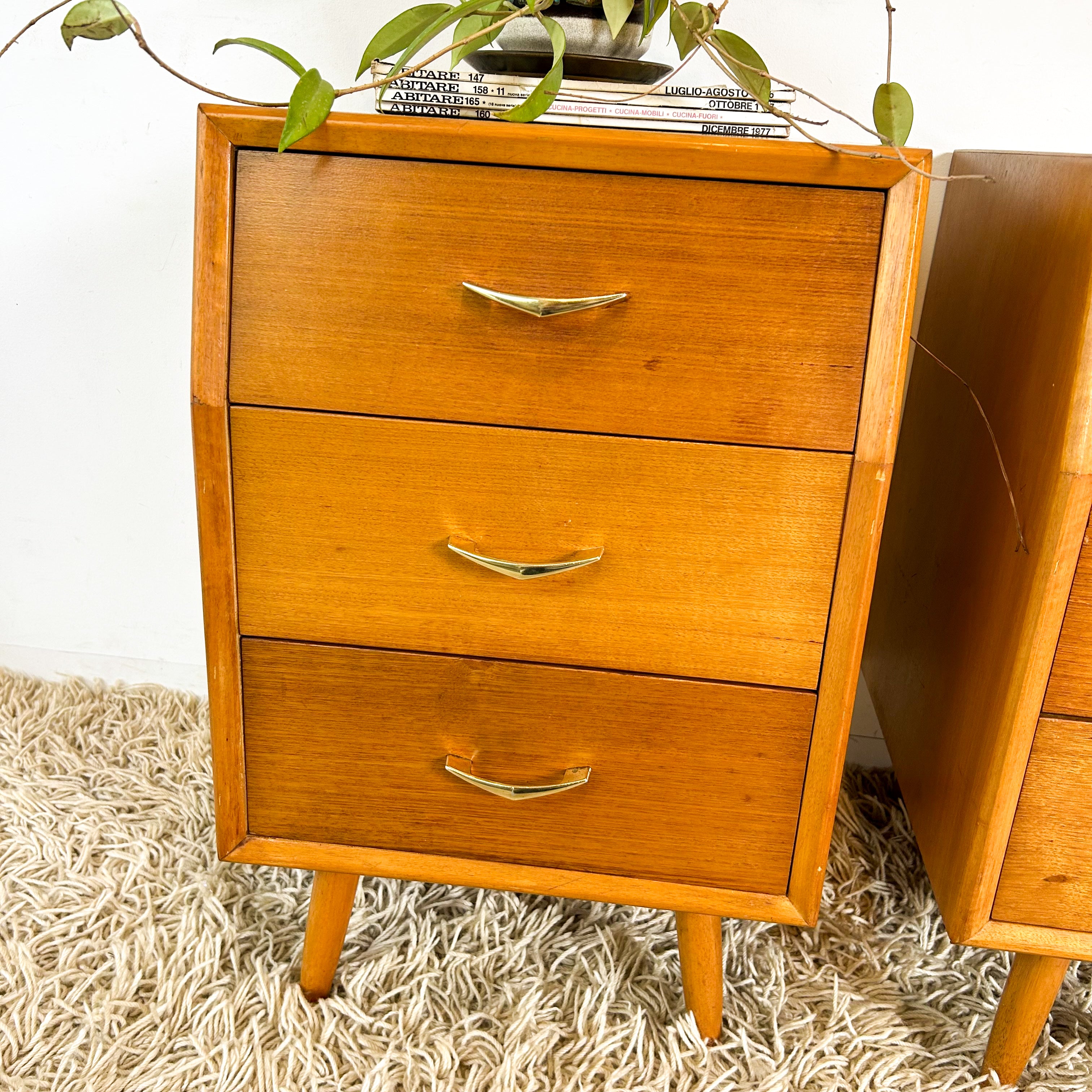 MENTONE BEDSIDE DRAWERS - HEY JUDE WORKSHOP • Vintage furniture & objects Melbourne