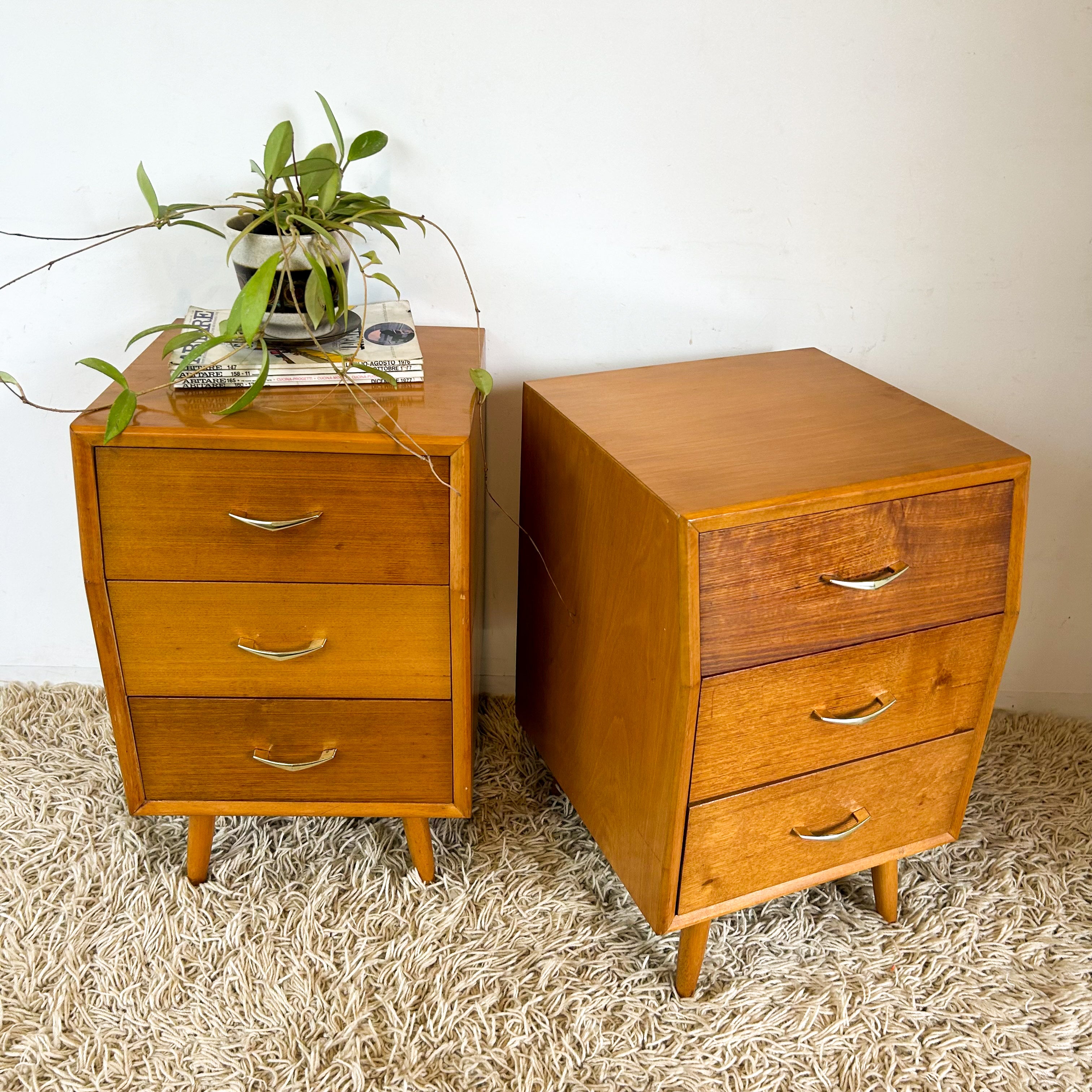 MENTONE BEDSIDE DRAWERS - HEY JUDE WORKSHOP • Vintage furniture & objects Melbourne