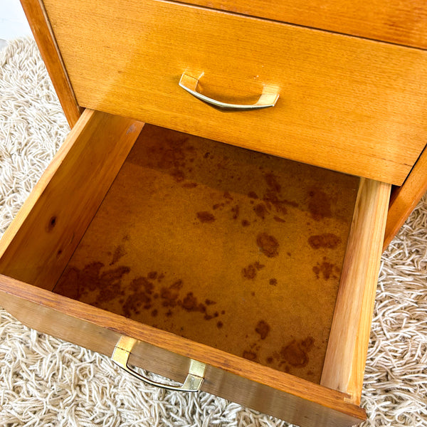MENTONE BEDSIDE DRAWERS - HEY JUDE WORKSHOP • Vintage furniture & objects Melbourne