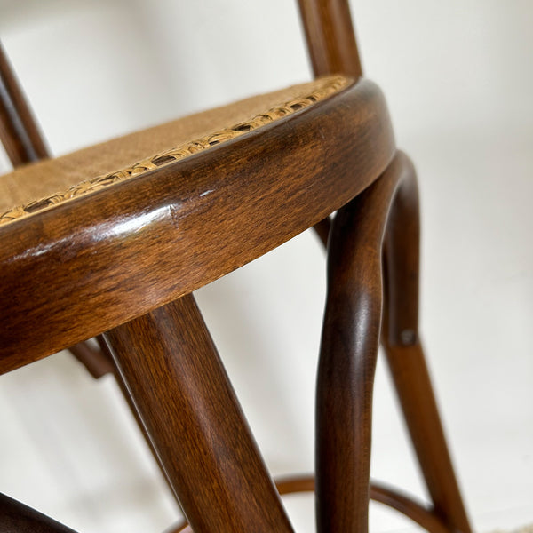 RATTAN BENTWOOD BAR STOOLS