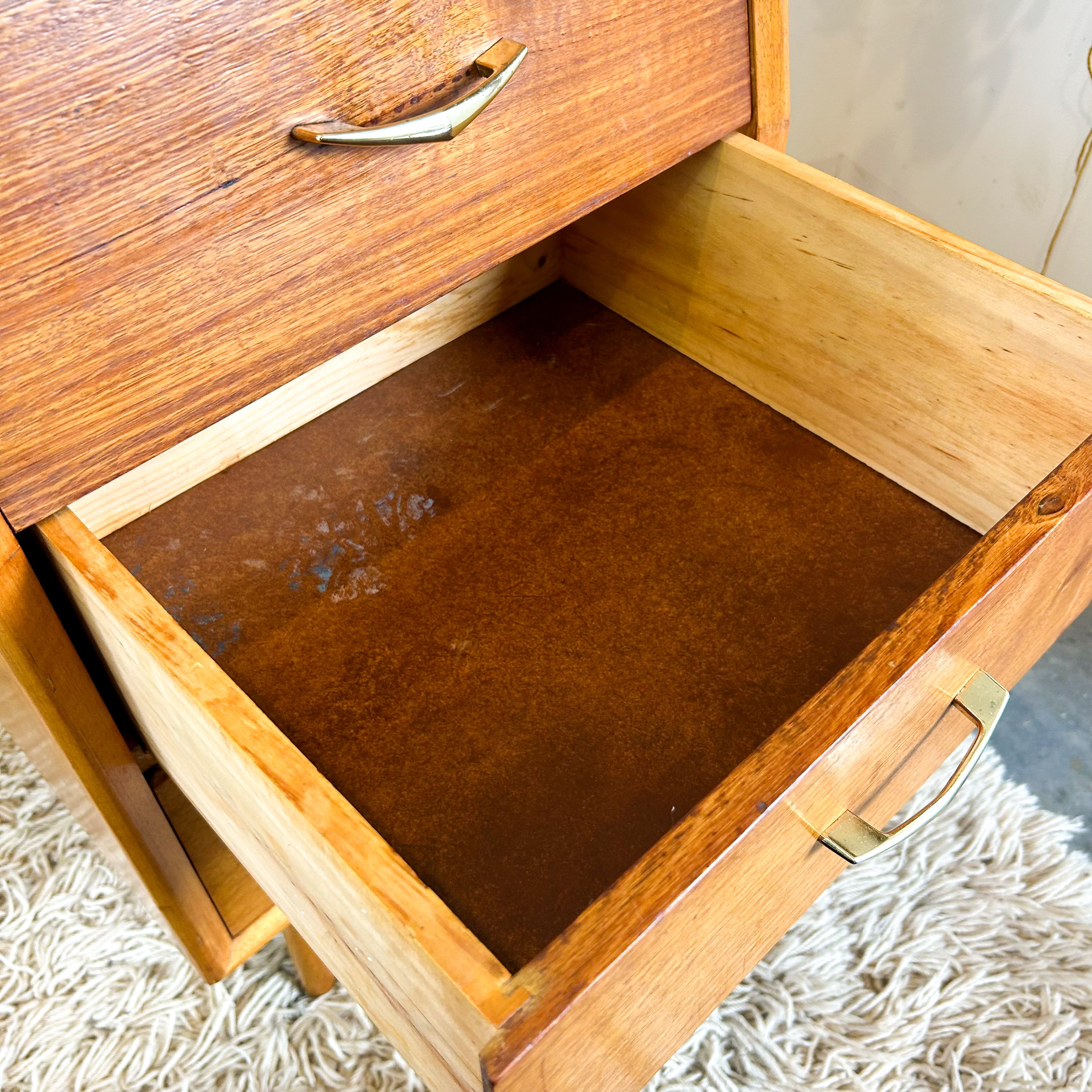 MENTONE BEDSIDE DRAWERS - HEY JUDE WORKSHOP • Vintage furniture & objects Melbourne