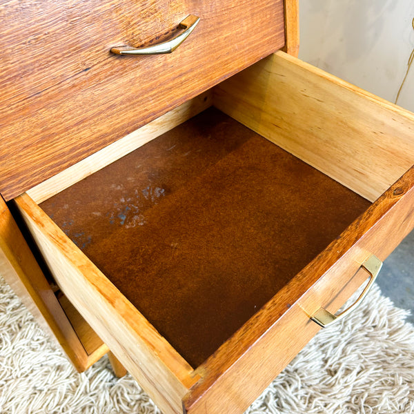 MENTONE BEDSIDE DRAWERS - HEY JUDE WORKSHOP • Vintage furniture & objects Melbourne