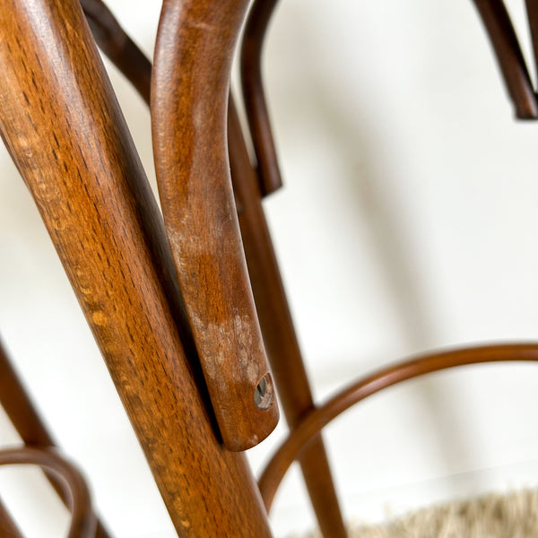 RATTAN BENTWOOD BAR STOOLS