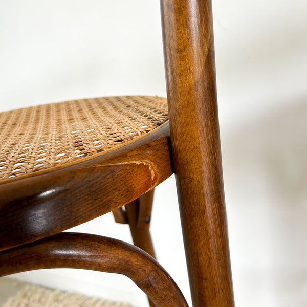 RATTAN BENTWOOD BAR STOOLS