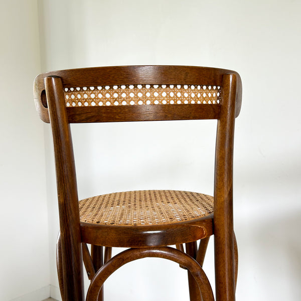 RATTAN BENTWOOD BAR STOOLS