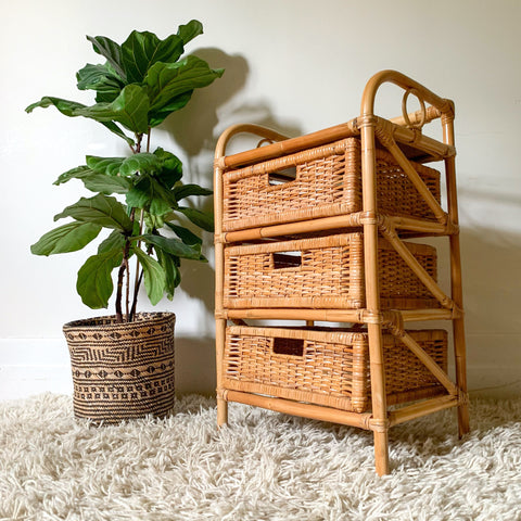 RATTAN BASKET DRAWERS