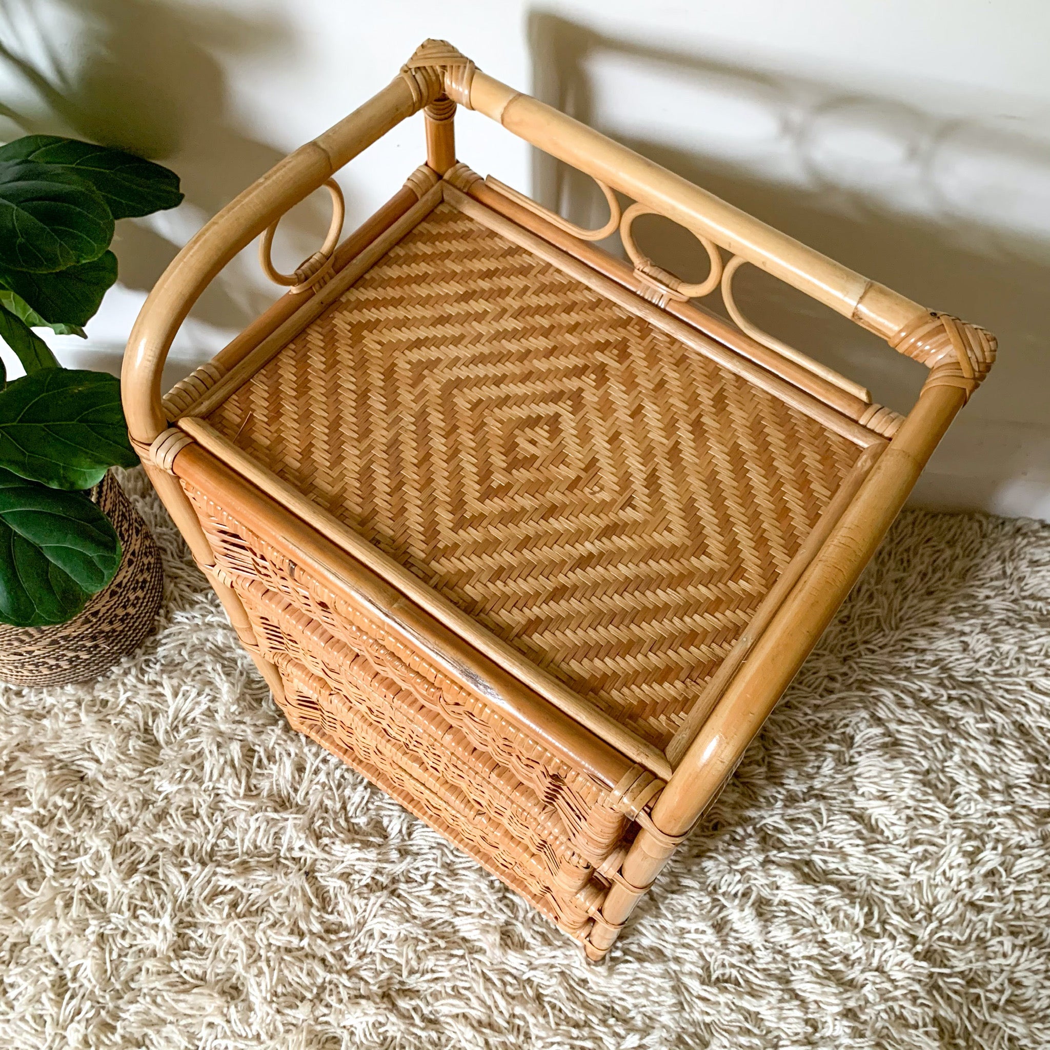 RATTAN BASKET DRAWERS