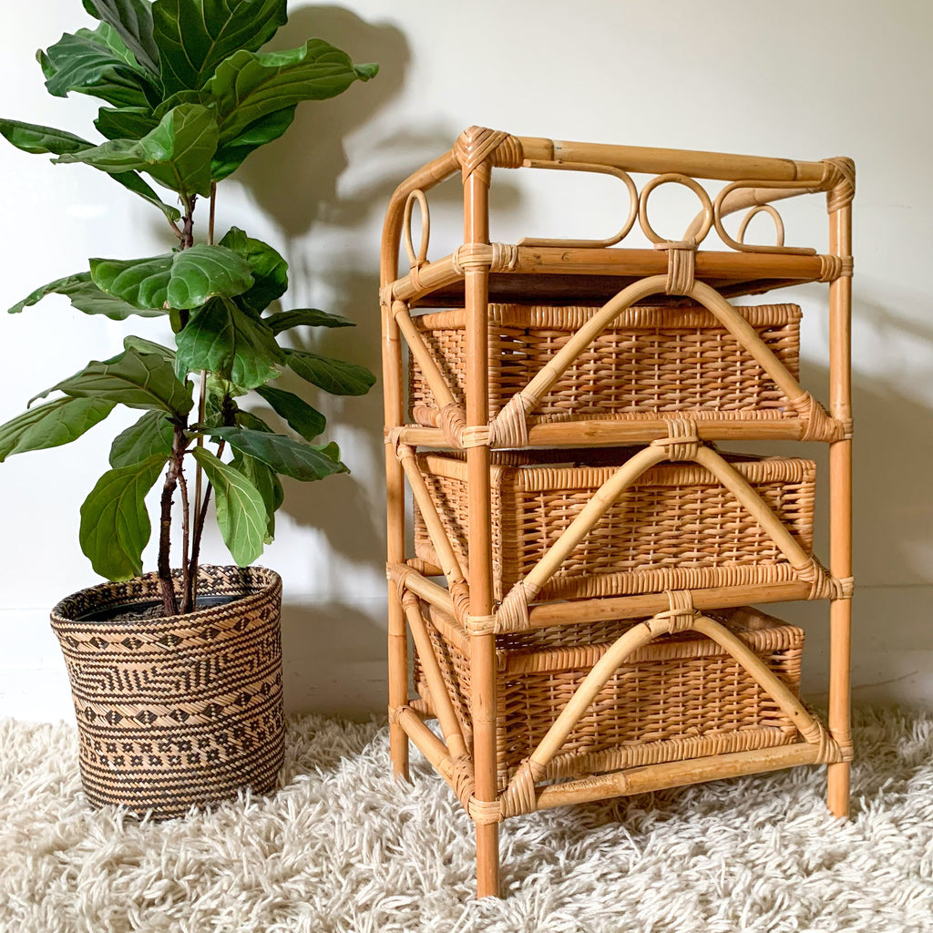 RATTAN BASKET DRAWERS