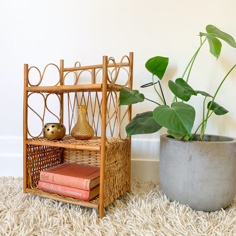 RATTAN SHELVES