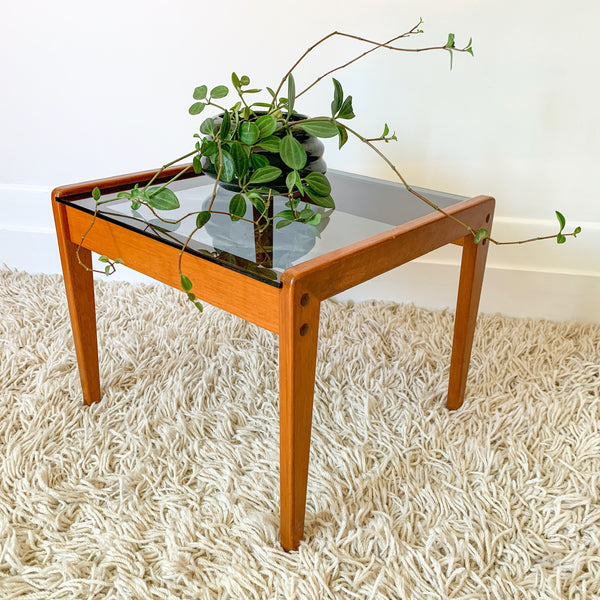 WOODEN SIDE TABLE