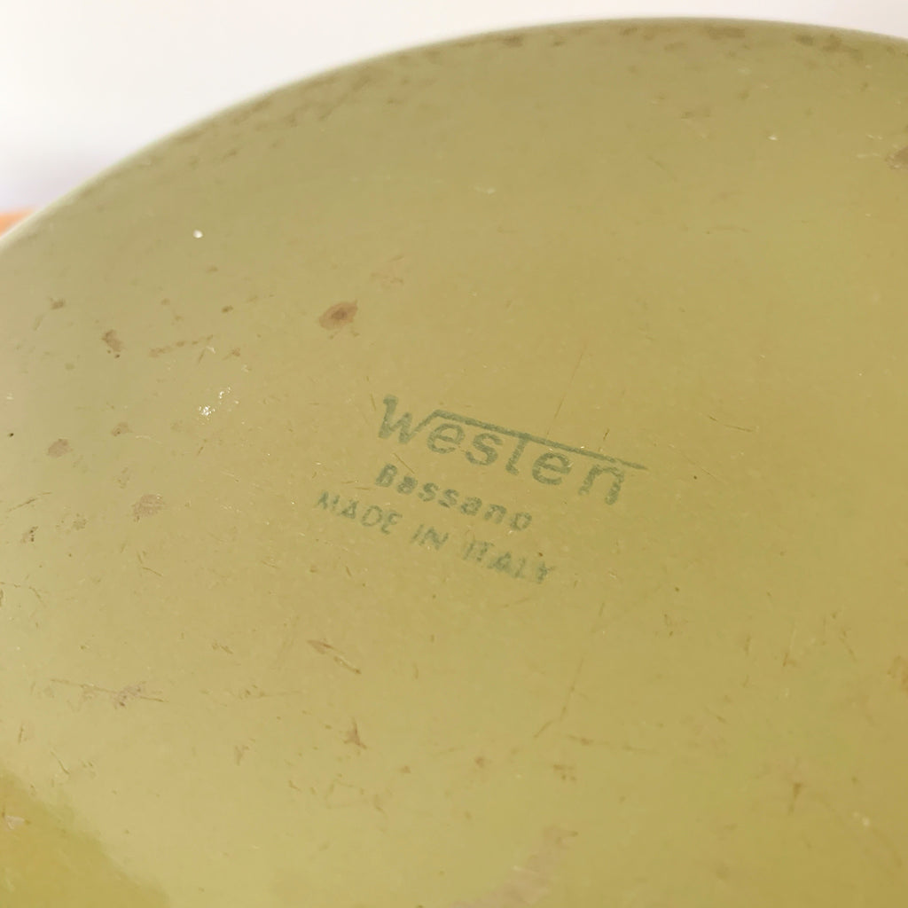 ITALIAN ENAMEL SAUCEPANS
