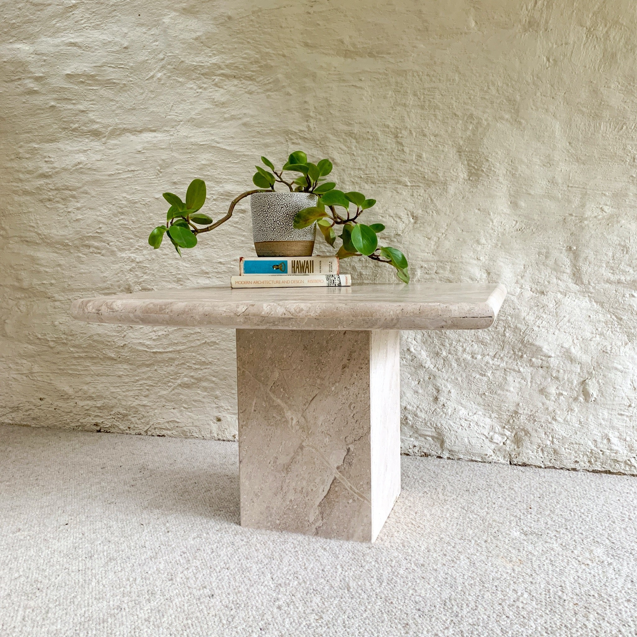 ITALIAN MARBLE COFFEE TABLE - HEY JUDE WORKSHOP • Vintage furniture & objects Melbourne