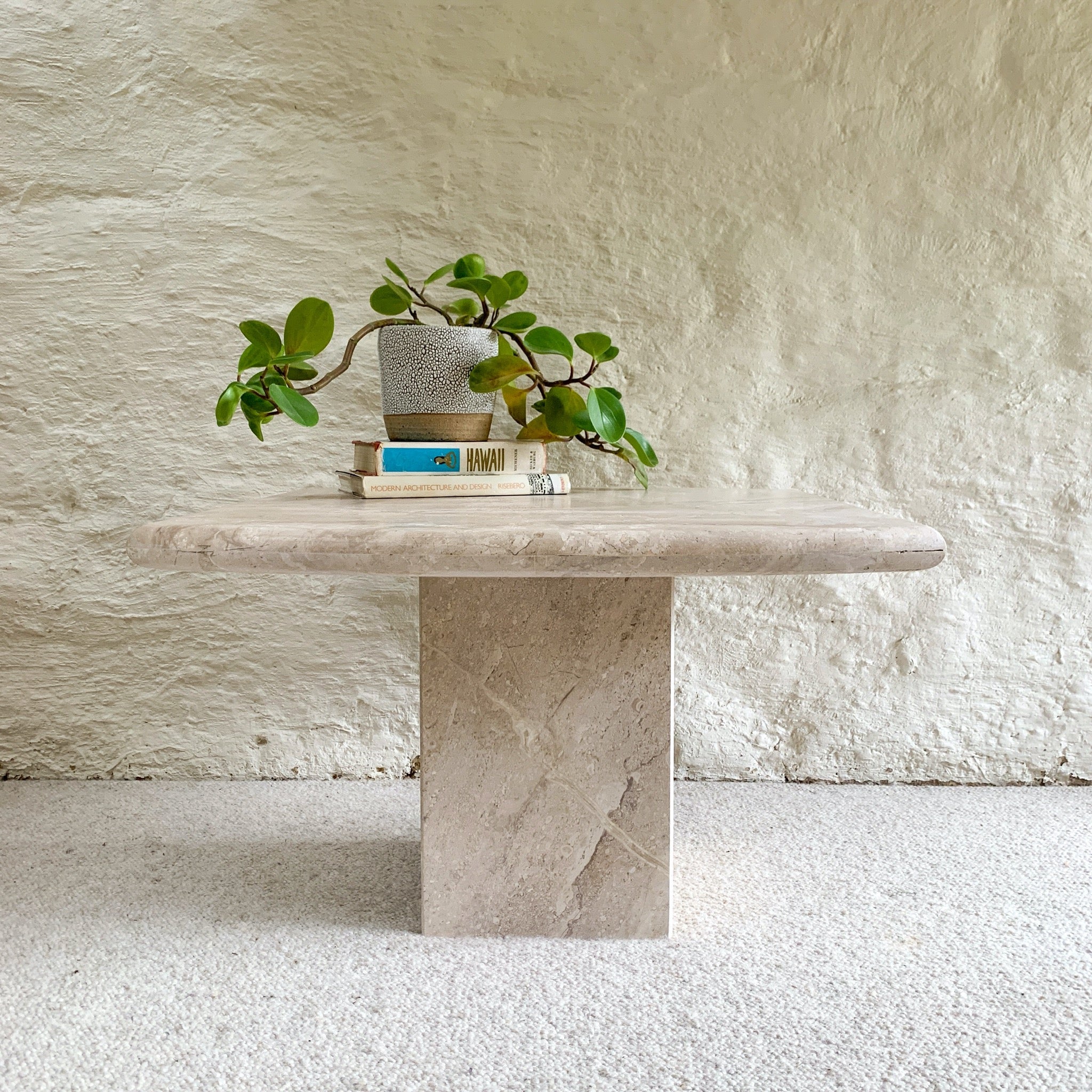 ITALIAN MARBLE COFFEE TABLE - HEY JUDE WORKSHOP • Vintage furniture & objects Melbourne