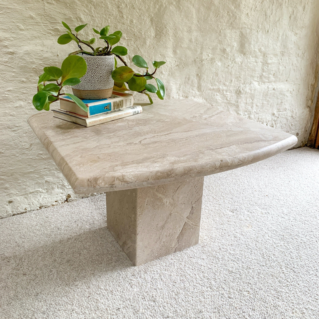 ITALIAN MARBLE COFFEE TABLE - HEY JUDE WORKSHOP • Vintage furniture & objects Melbourne