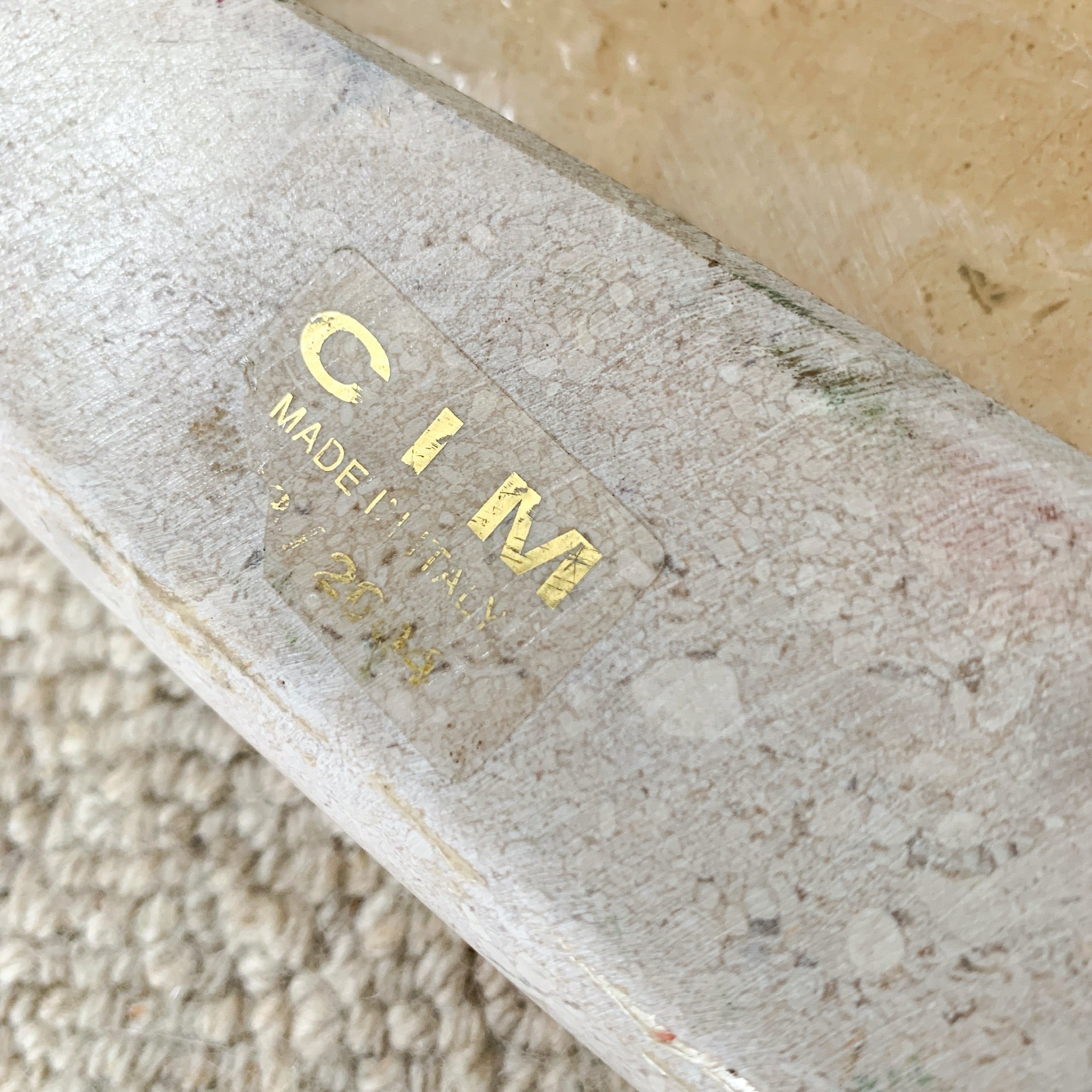 ITALIAN MARBLE COFFEE TABLE - HEY JUDE WORKSHOP • Vintage furniture & objects Melbourne