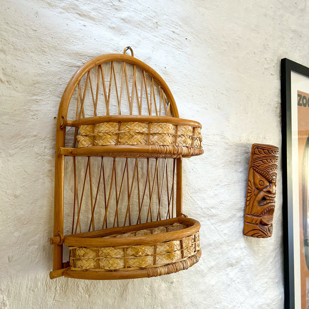 CANE HANGING SHELF