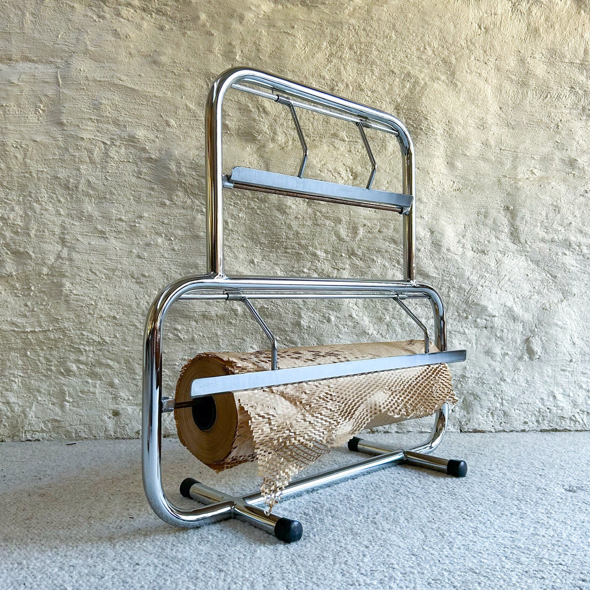 CHROME DOUBLE PAPER DISPENSER