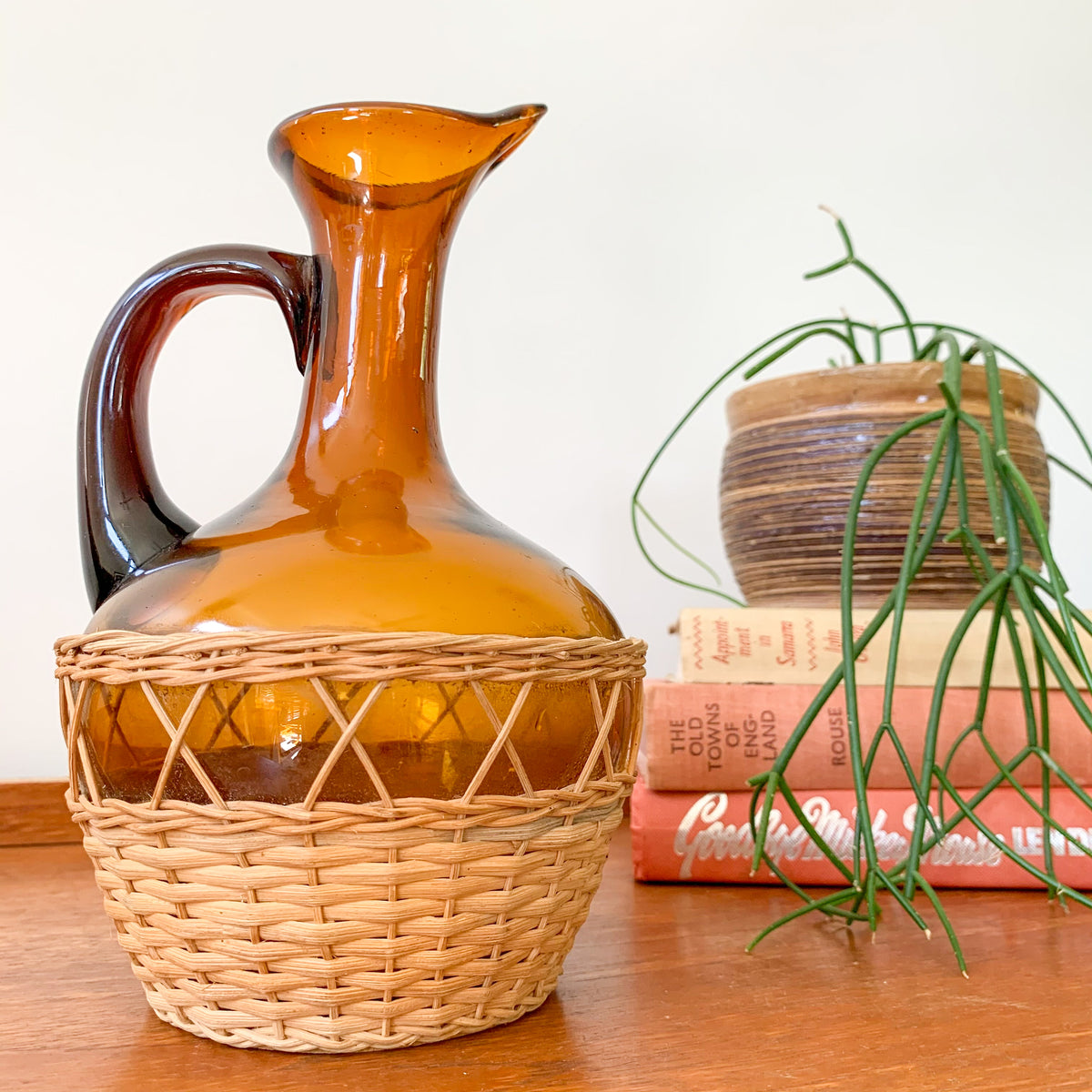 AMBER GLASS VESSEL - HEY JUDE WORKSHOP • Vintage furniture & wares.