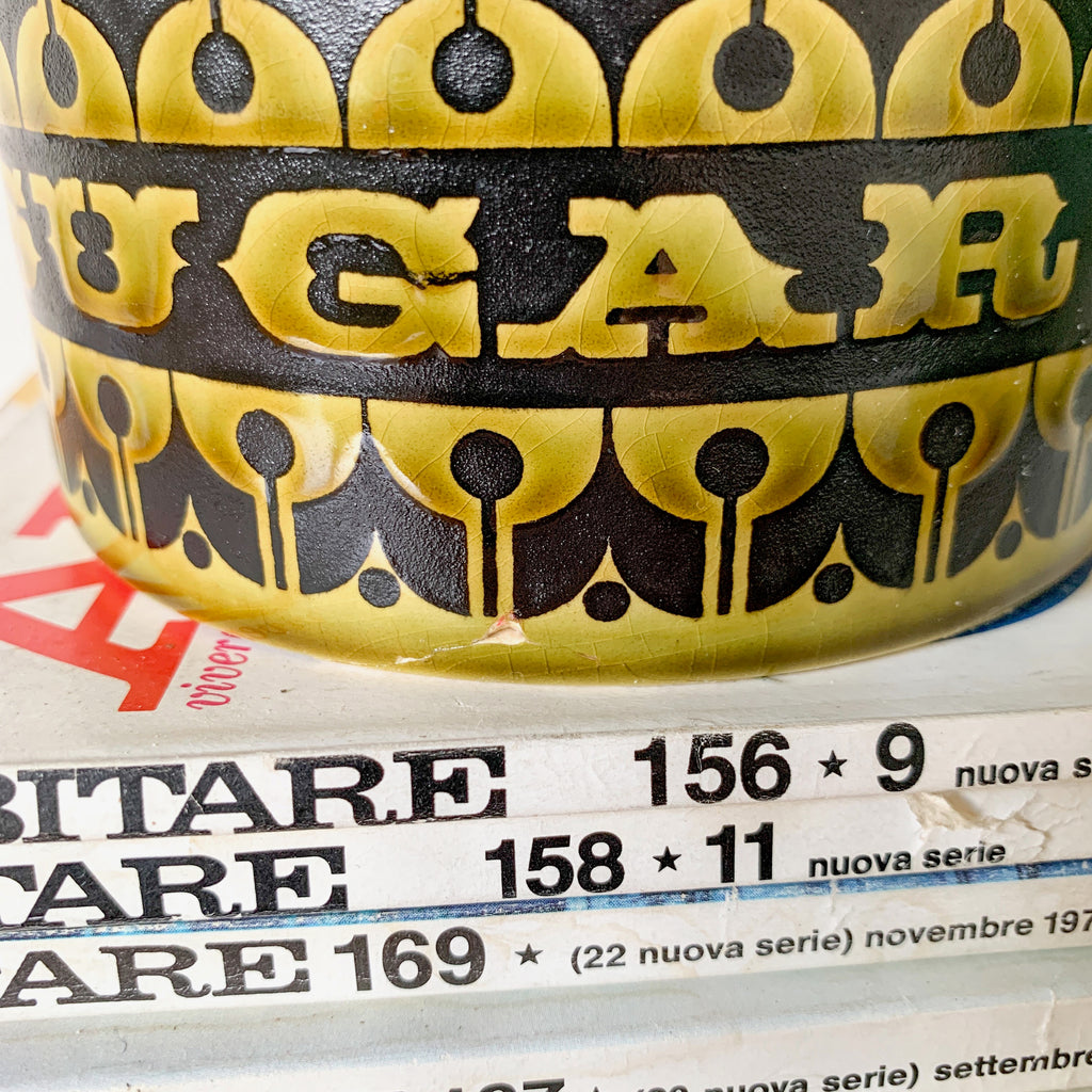 HORNSEA HEIRLOOM SUGAR CANISTER - HEY JUDE WORKSHOP • Vintage furniture & objects Melbourne
