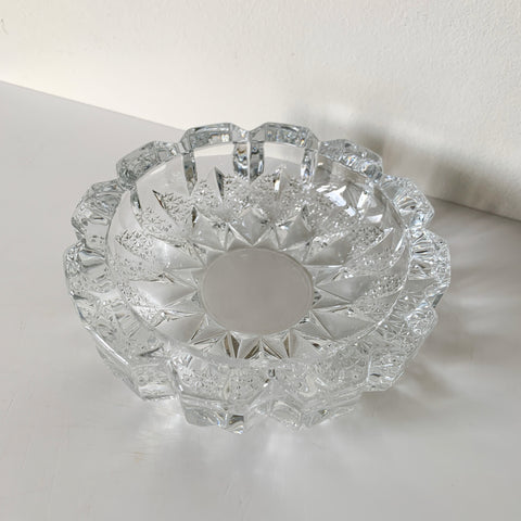 CUT GLASS ASHTRAY