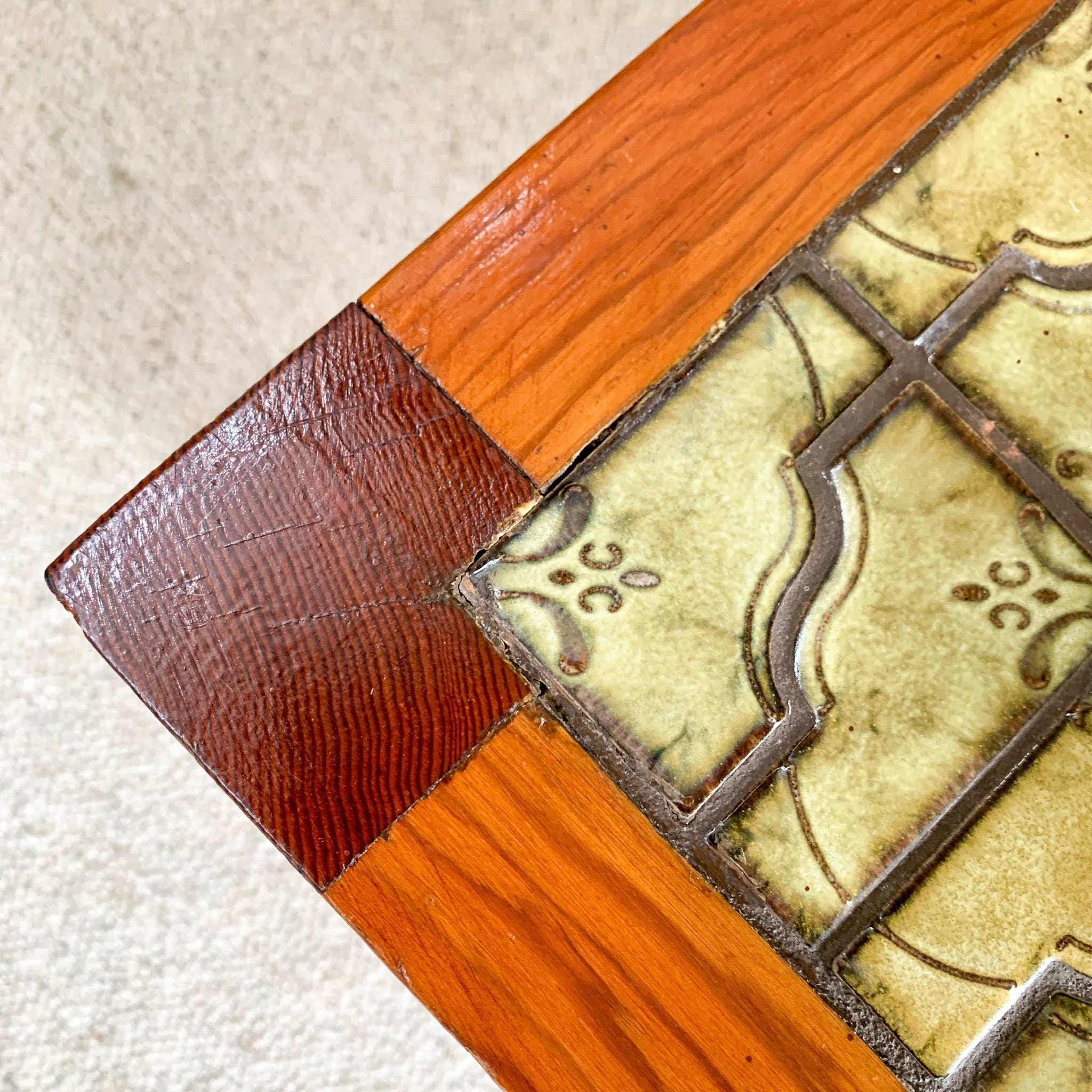 TILE TOP COFFEE TABLE