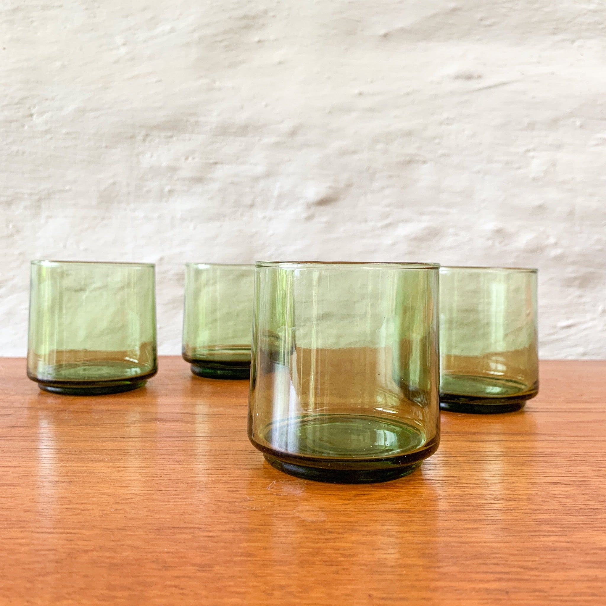 GREEN STACKING GLASSES