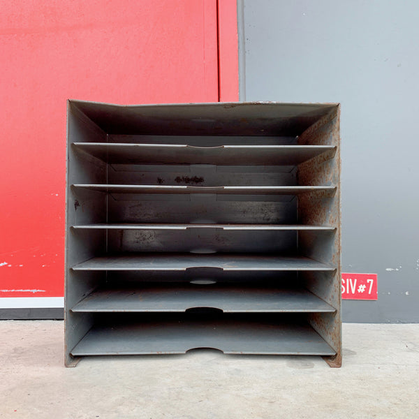 INDUSTRIAL PIGEON HOLE SHELVES