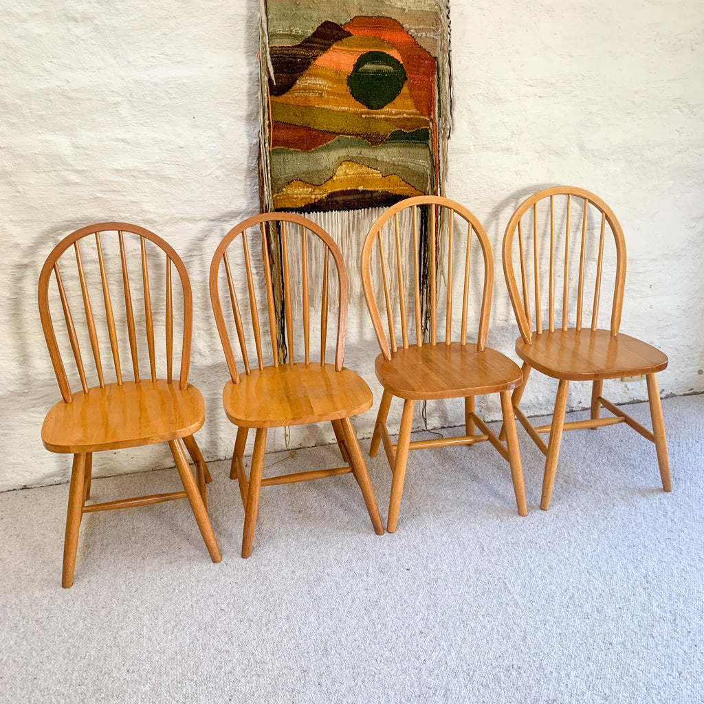 SPINDLE BACK DINING CHAIRS - HEY JUDE WORKSHOP • Vintage furniture & objects Melbourne