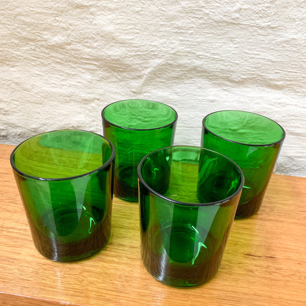 FRENCH GREEN GLASSES