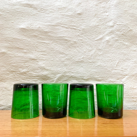 FRENCH GREEN GLASSES