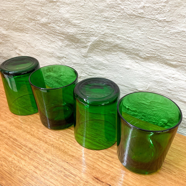 FRENCH GREEN GLASSES
