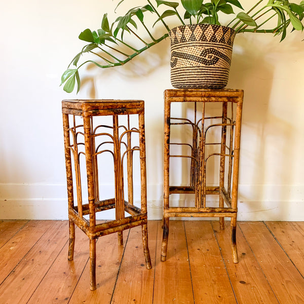 TIGER CANE PLANT STANDS - HEY JUDE WORKSHOP • Vintage furniture & wares.