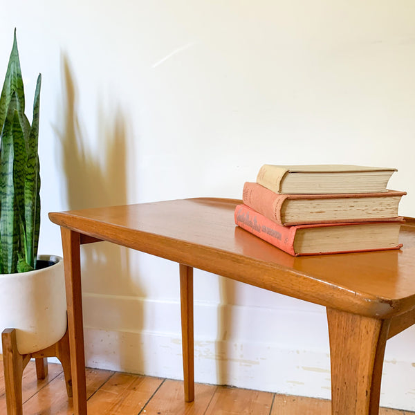 BURGESS TEAK SIDE TABLE - HEY JUDE WORKSHOP • Vintage furniture & wares.