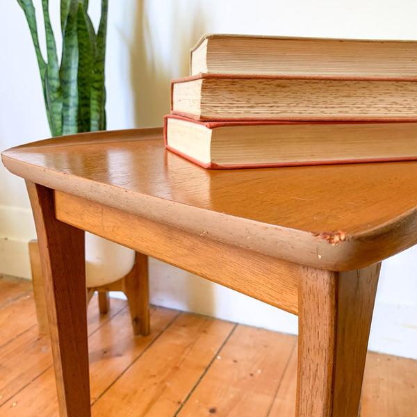 BURGESS TEAK SIDE TABLE - HEY JUDE WORKSHOP • Vintage furniture & wares.