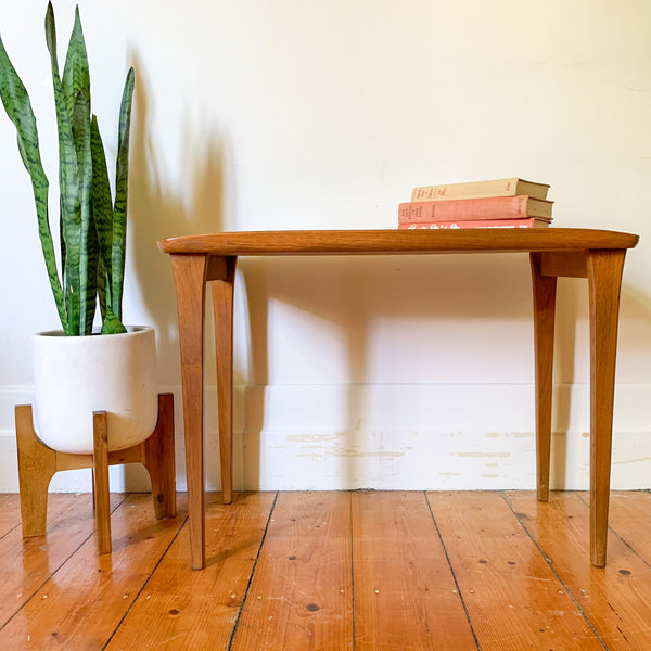 BURGESS TEAK SIDE TABLE - HEY JUDE WORKSHOP • Vintage furniture & wares.