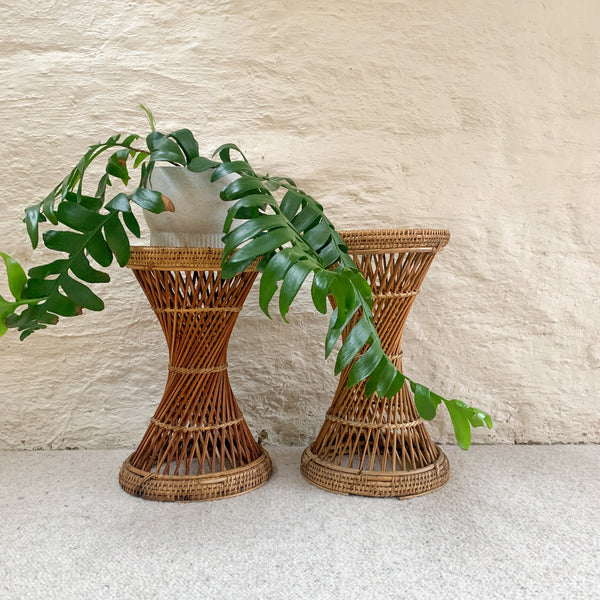 CANE PLANT STANDS