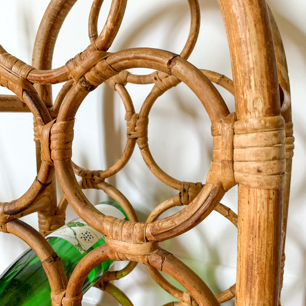 Jude Rutherford Rack RATTAN WINE RACK