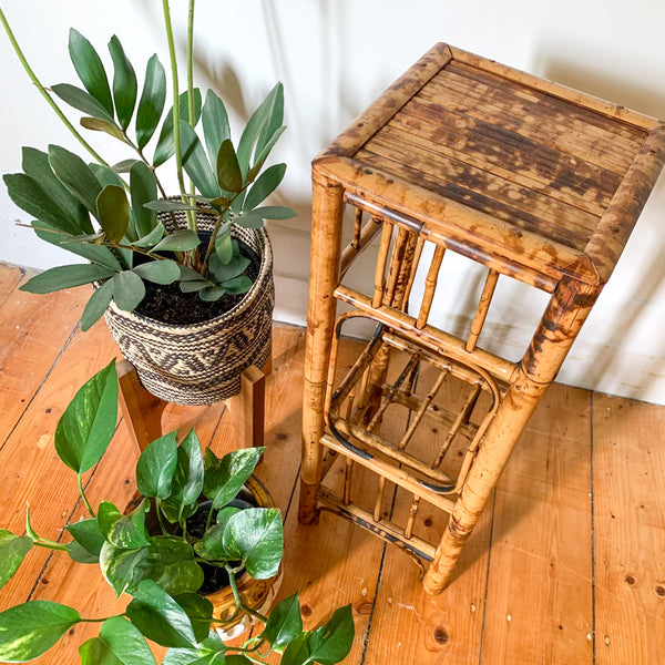 TIGER CANE PLANT STAND - HEY JUDE WORKSHOP • Vintage furniture & wares.