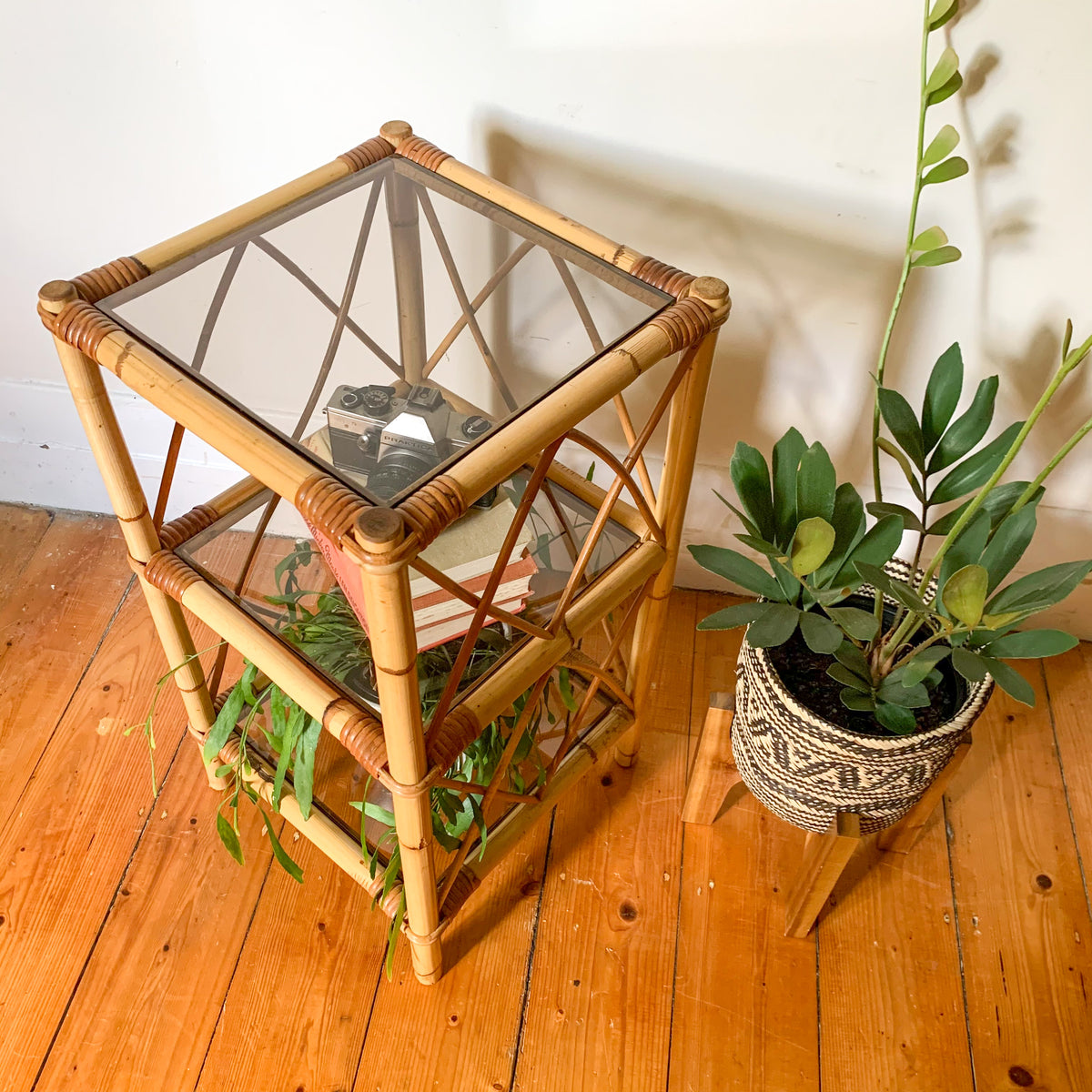 RATTAN SHELVES