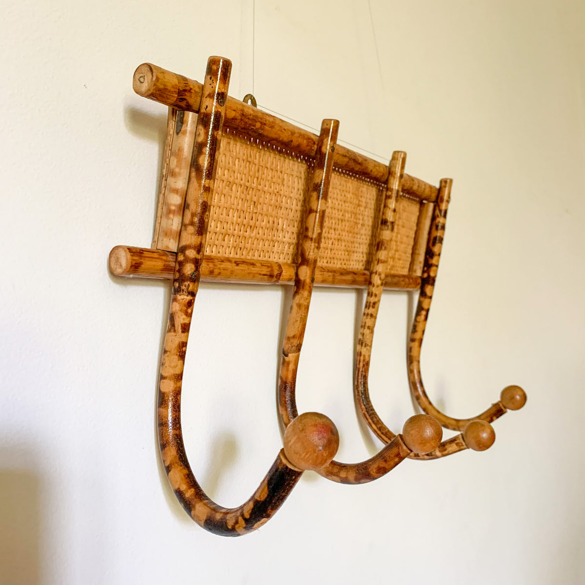 TIGER CANE COAT HOOK - HEY JUDE WORKSHOP • Vintage furniture & wares.