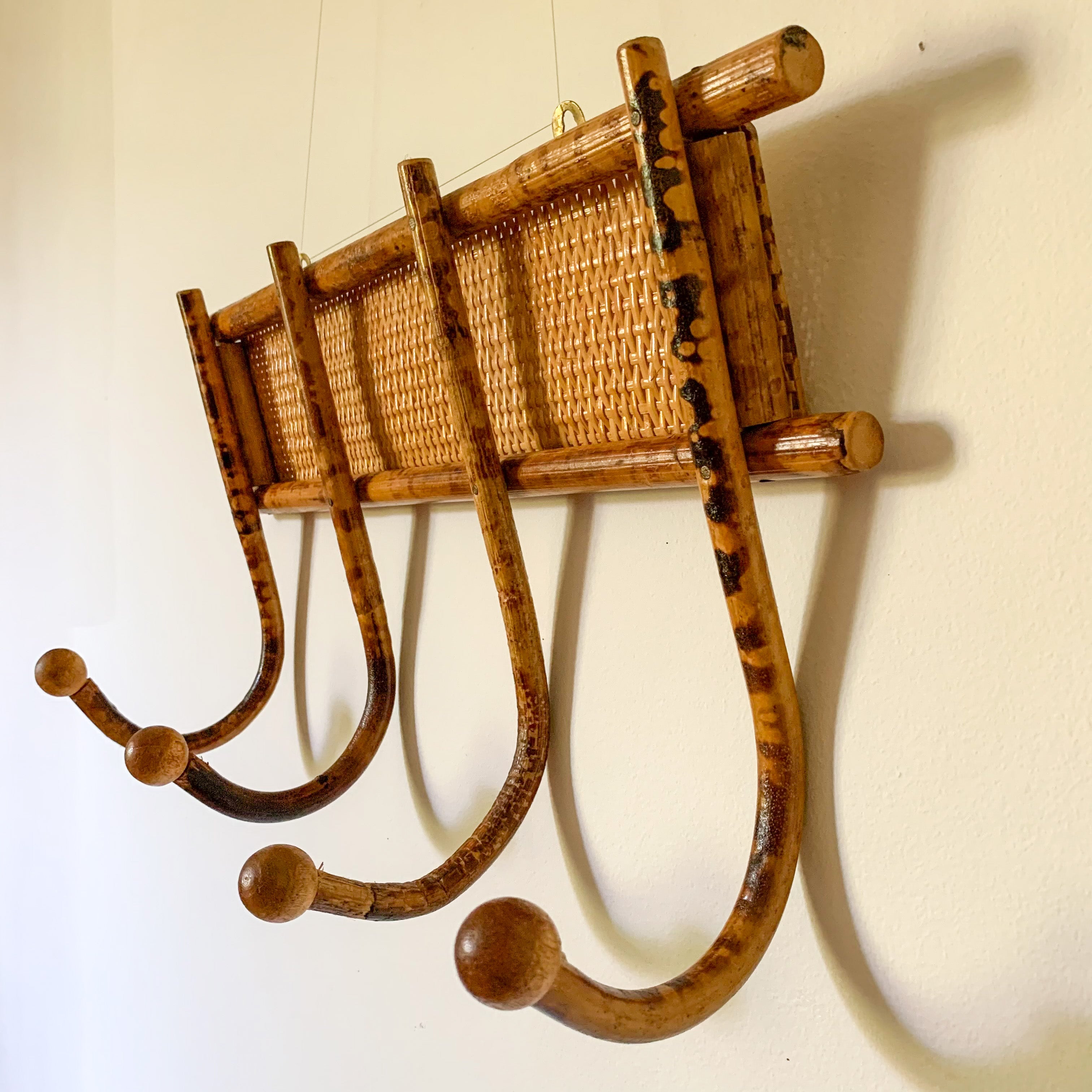 TIGER CANE COAT HOOK - HEY JUDE WORKSHOP • Vintage furniture & wares.