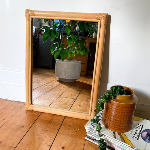 RATTAN WALL MIRROR