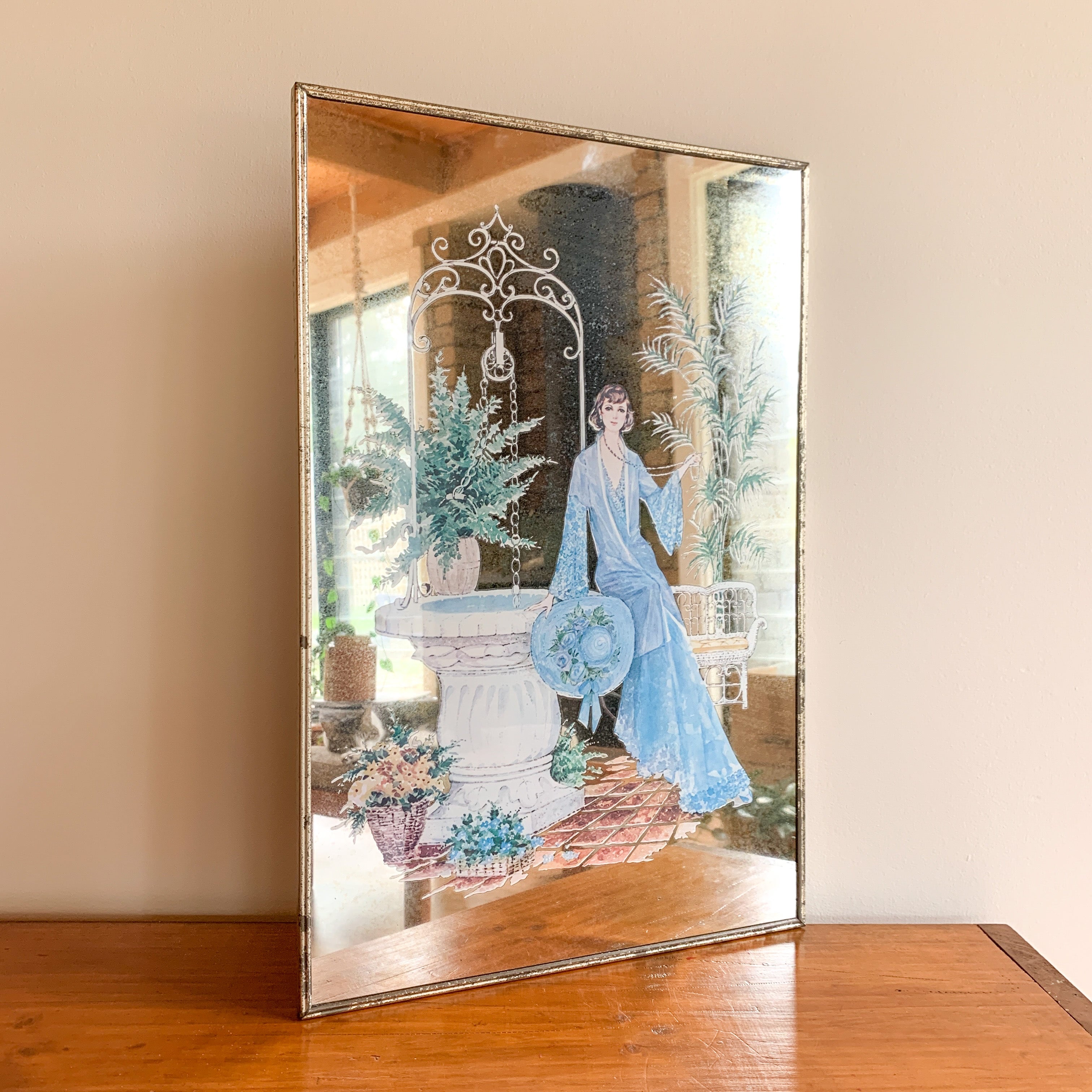 JAPANESE PRINTED MIRROR