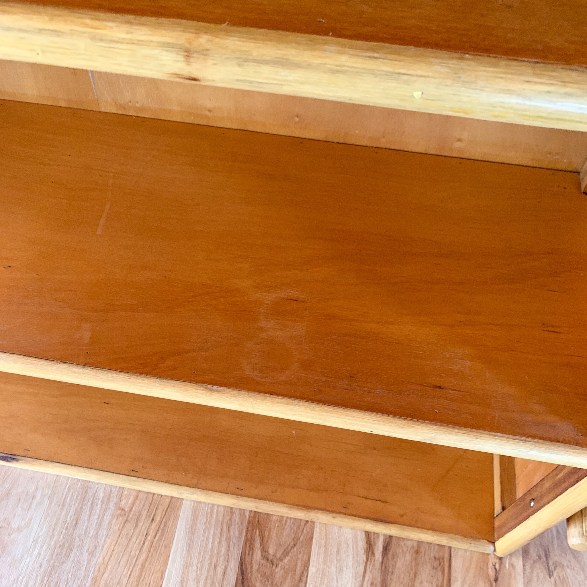 MID CENTURY CANE BAR