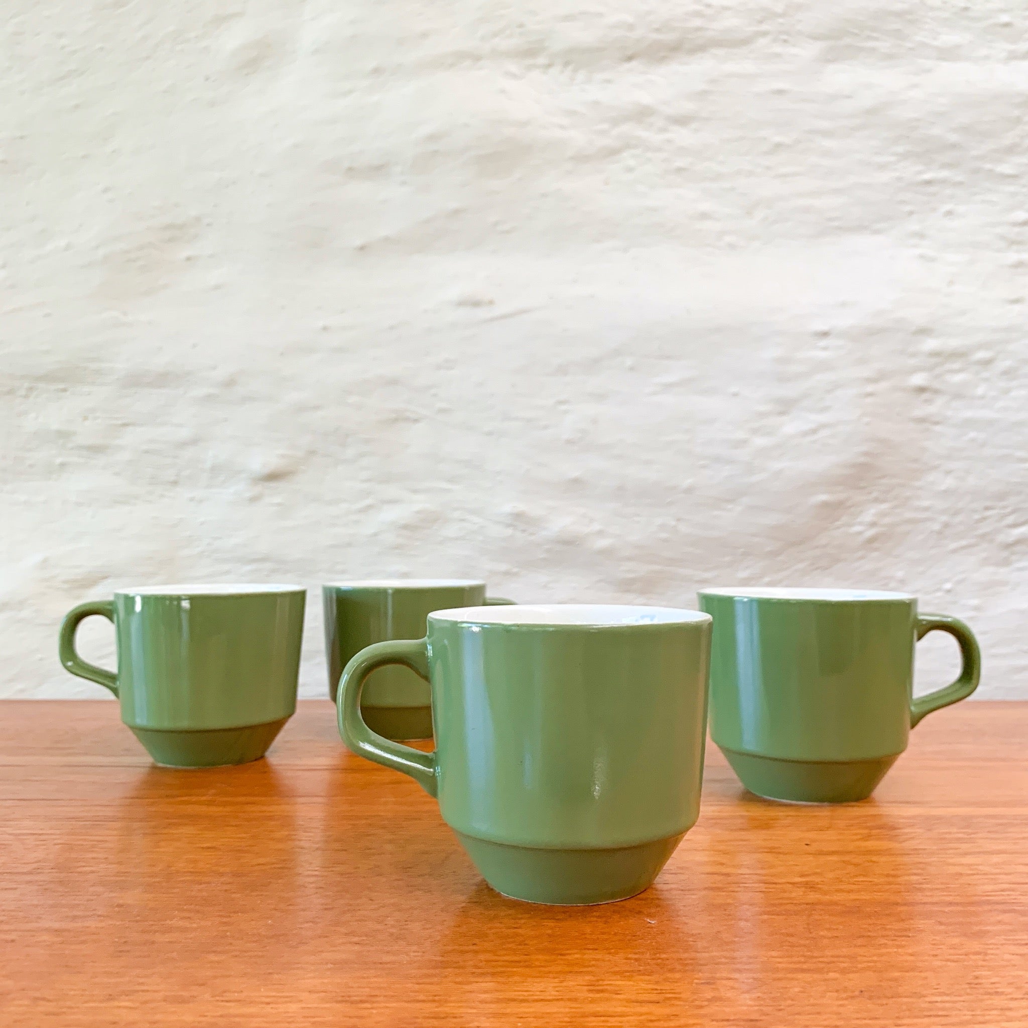 SAGE GREEN COFFEE CUPS