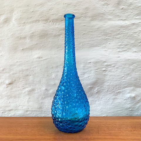 GENIE BOTTLE BLUE HOBNAIL