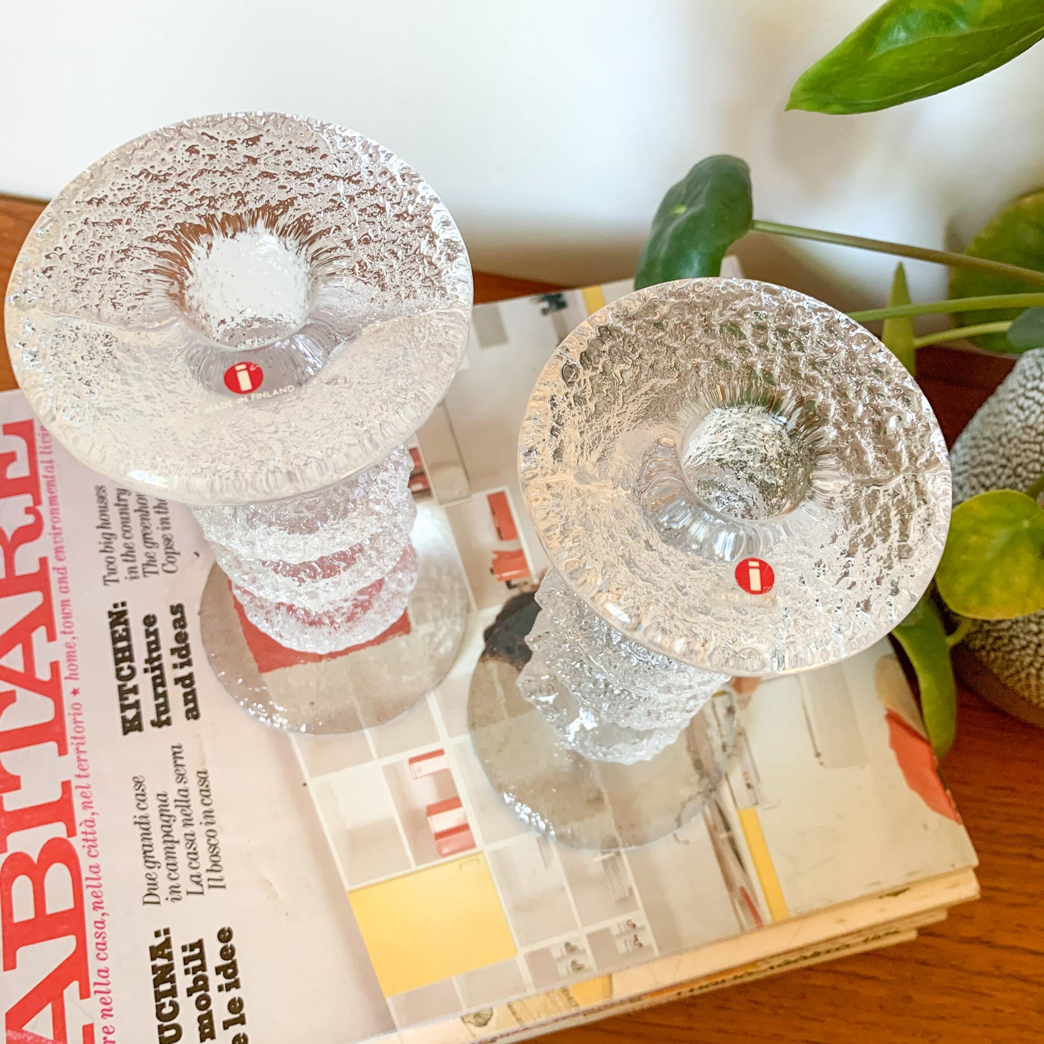 IITTALA FESTIVO CANDLE HOLDERS